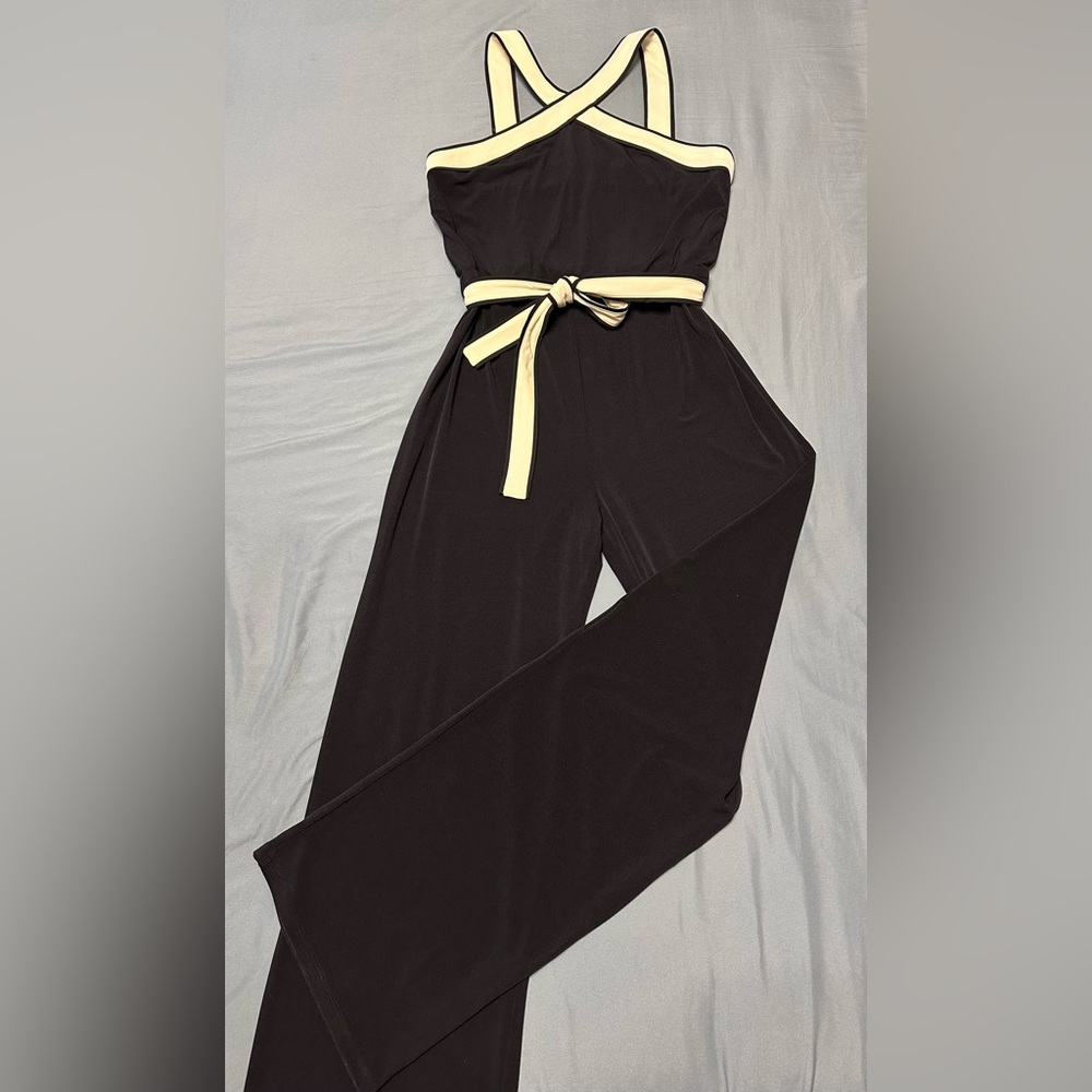 Classy Ann Taylor Navy/White Jumpsuit!